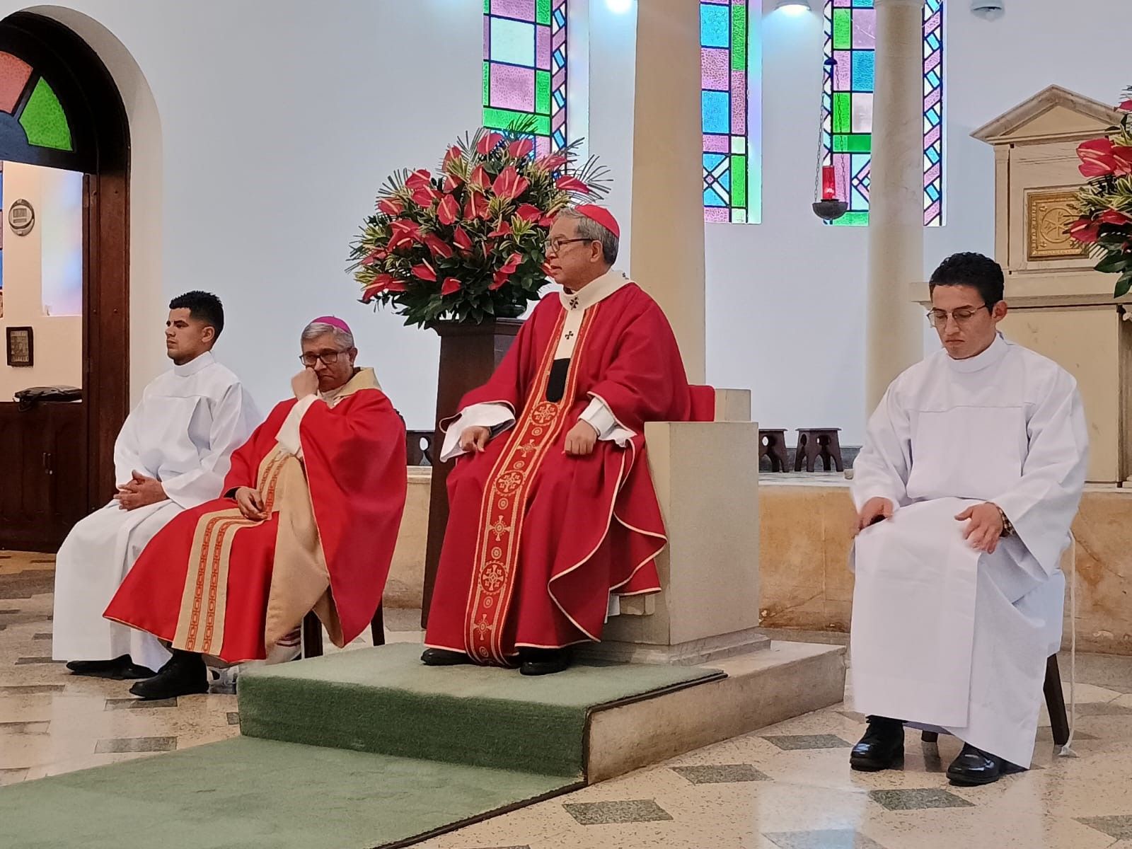 cardenal Rueda y monseñor Edwin Vanegas