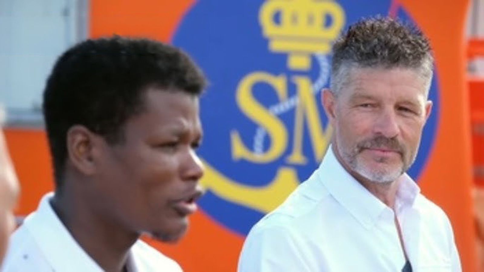 Ousseynou Fall y Tito Vilarmea