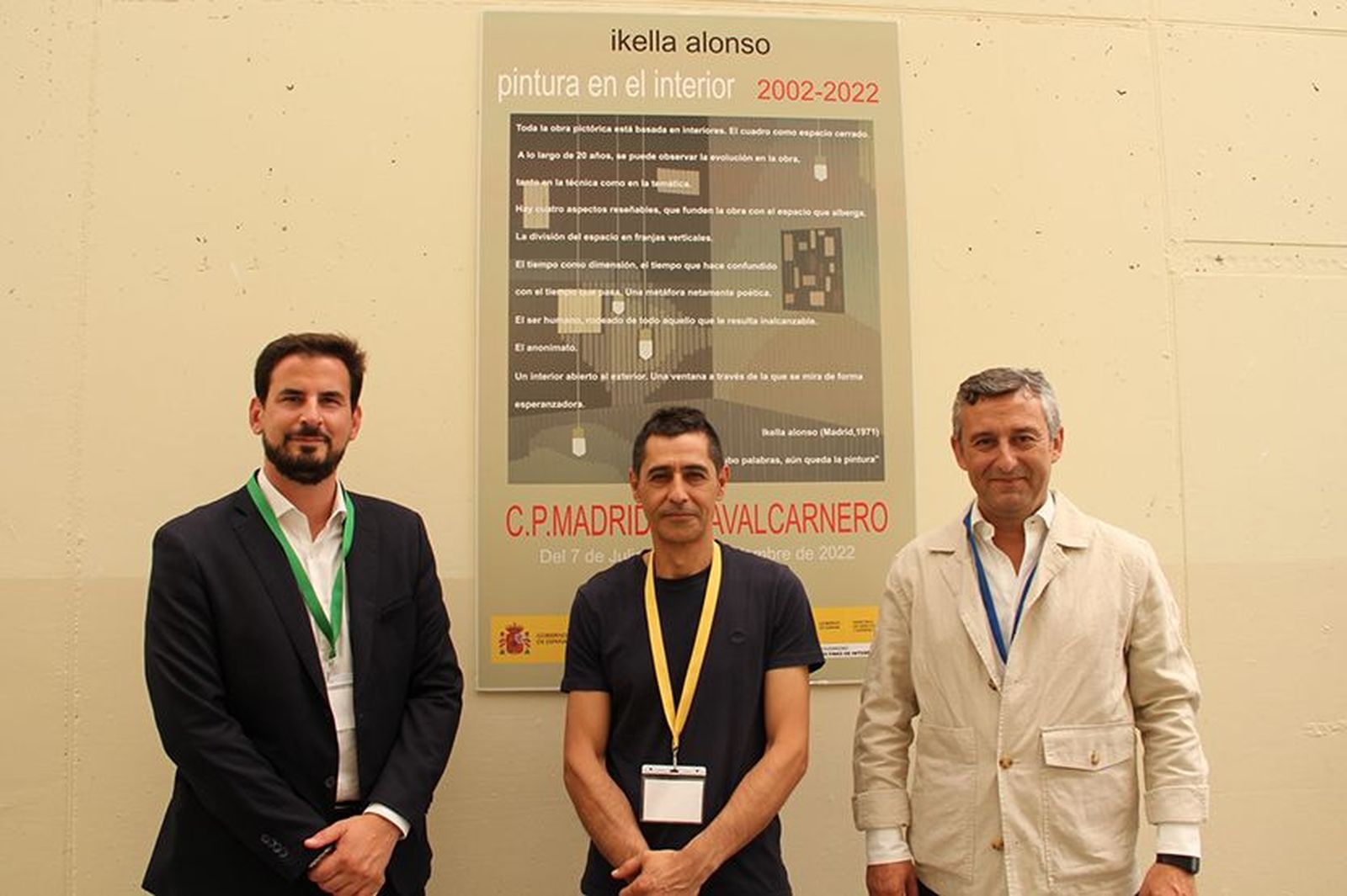 Valerio Rocco, Ikella Alonso y Cristóbal Sánchez Blesa