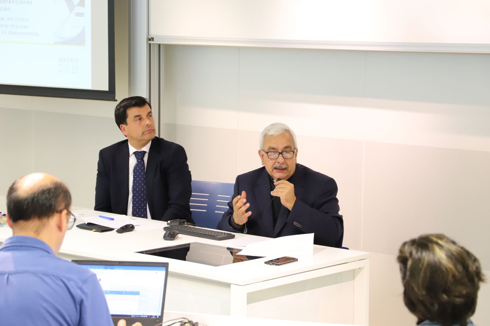 El rector de la UCAB, José Virtuoso, en la Universidad Loyola Andalucía