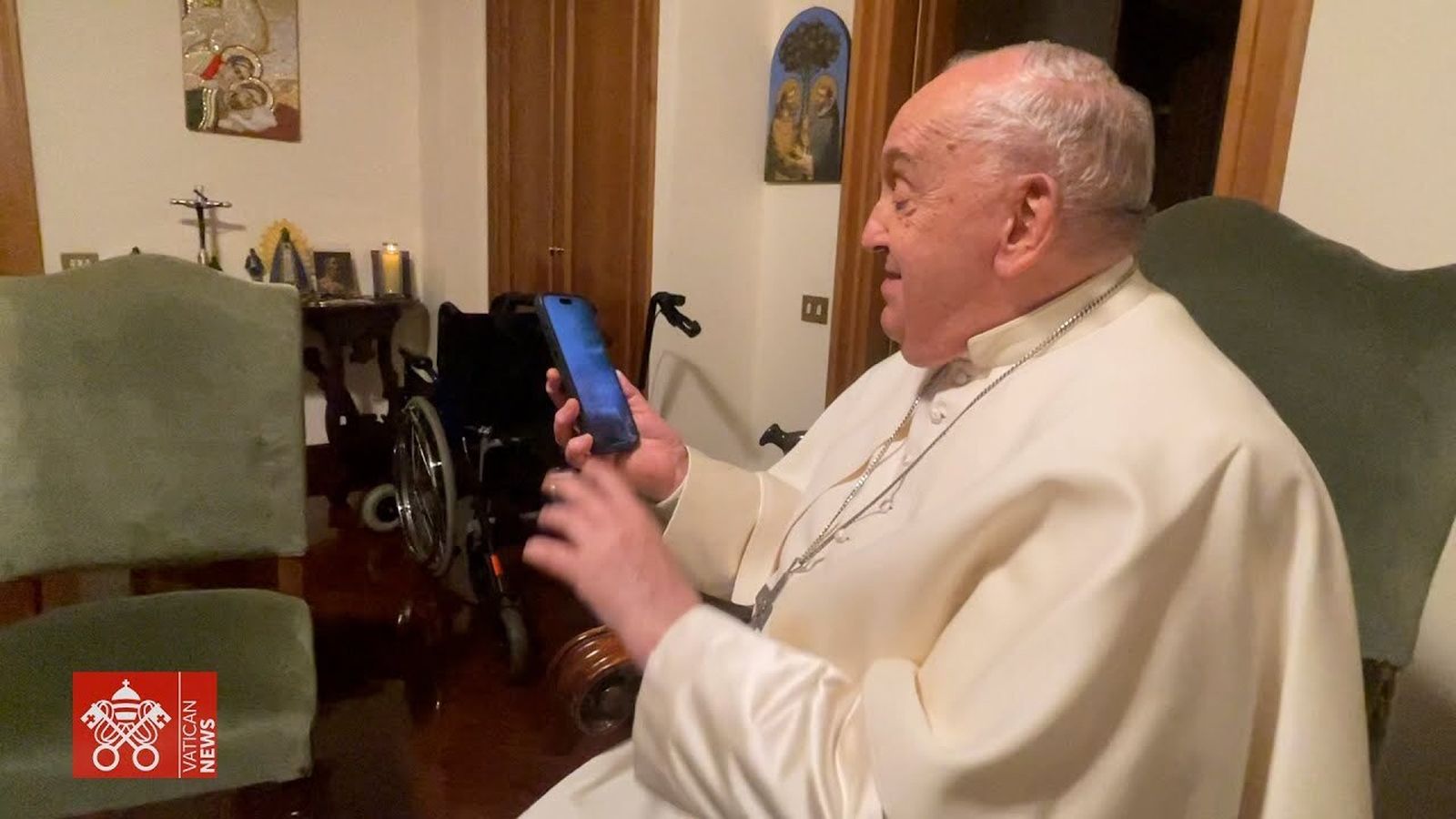 Francisco se 'despidió' el sábado por la tarde de los niños de Gaza