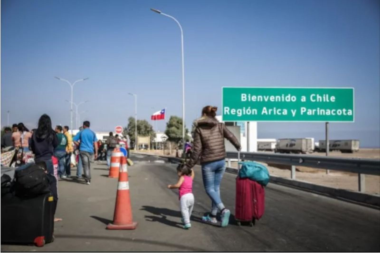 Aumenta migración a Chile