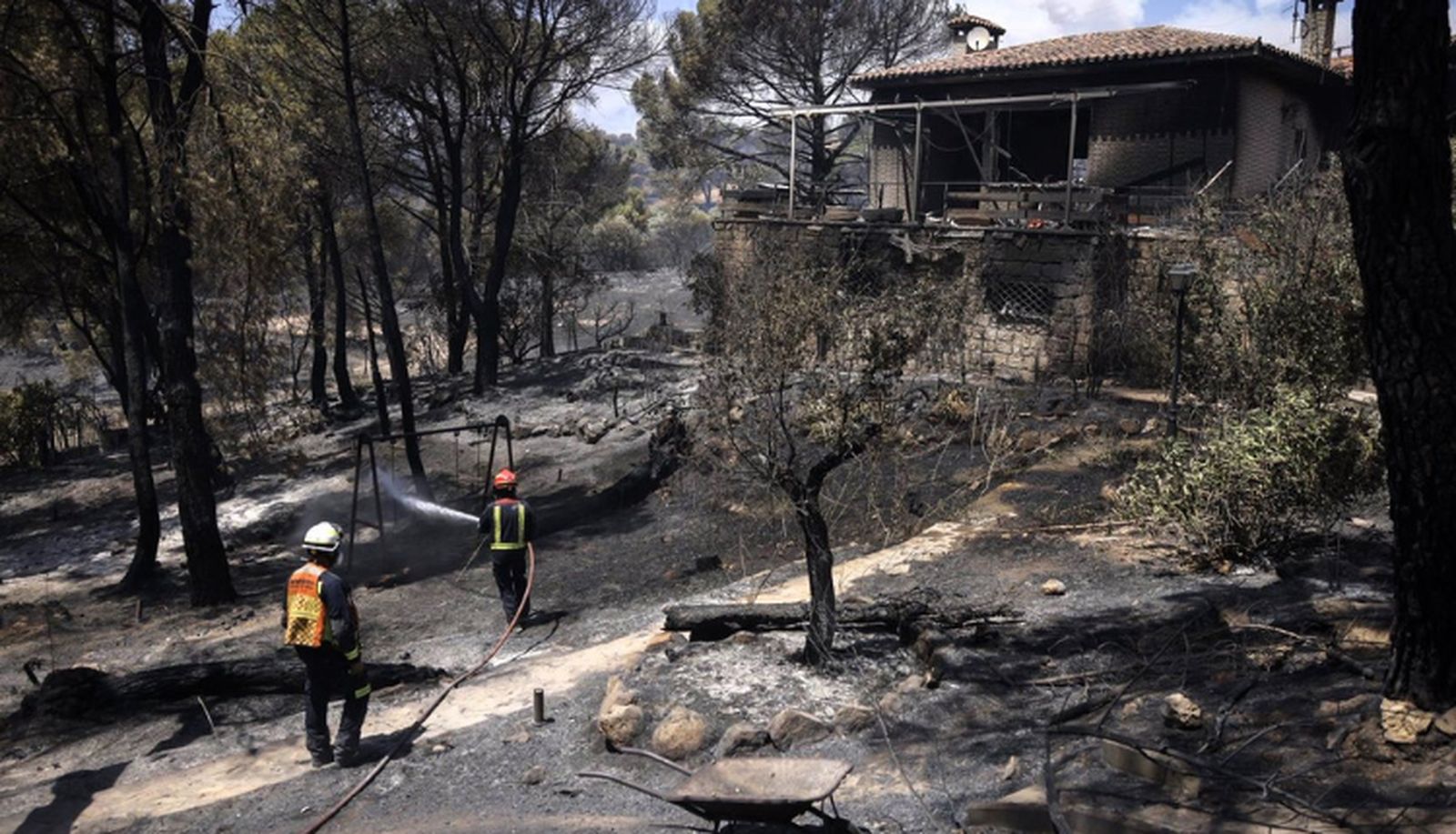 Incendio en Madrid