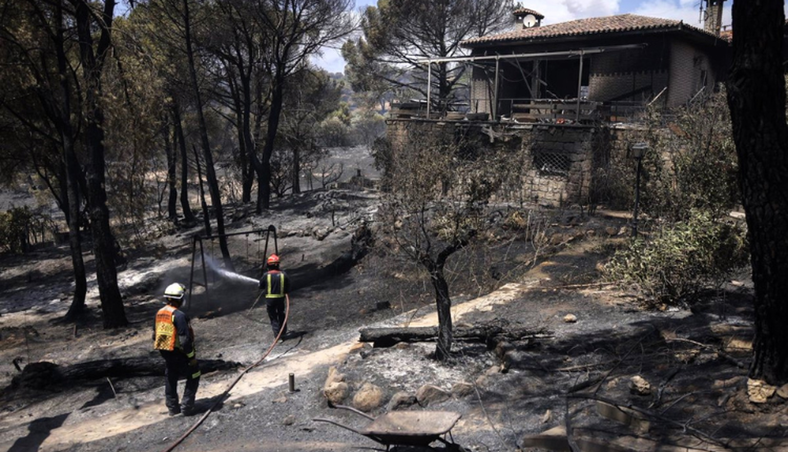 Incendio en Madrid