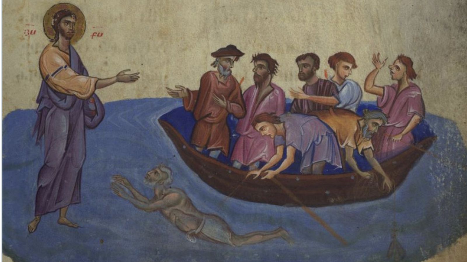 Jesús calma la tempestad