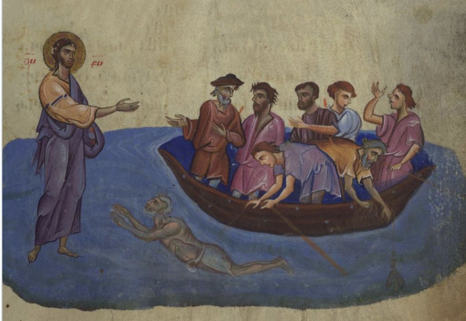 Jesús calma la tempestad