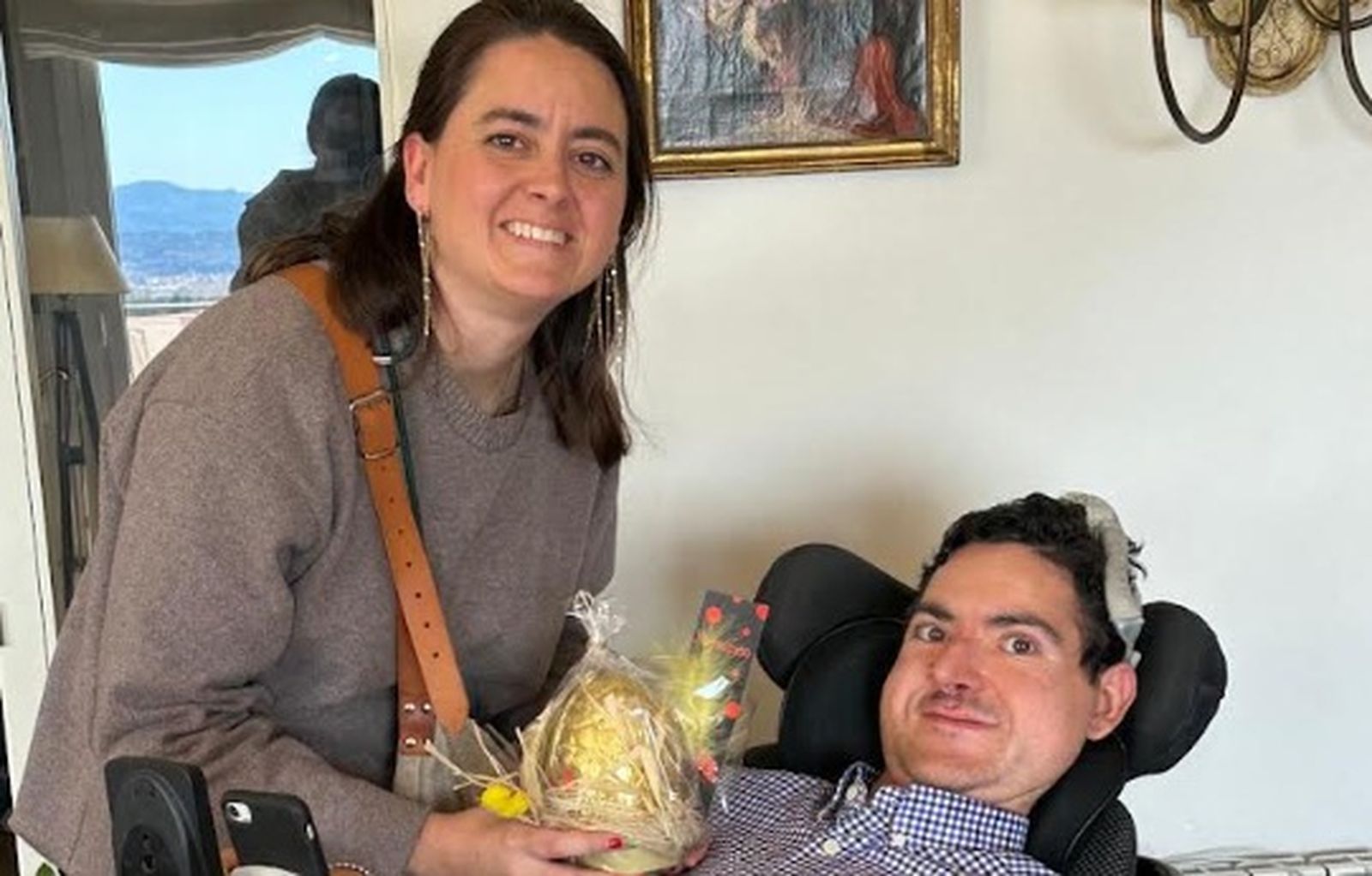 Elisabet Argemí y su hermano Xavier.