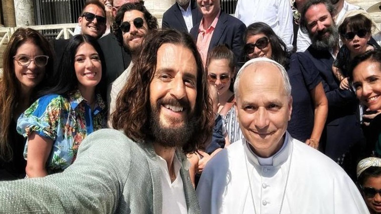 Selfie de Jesús y Pedro
