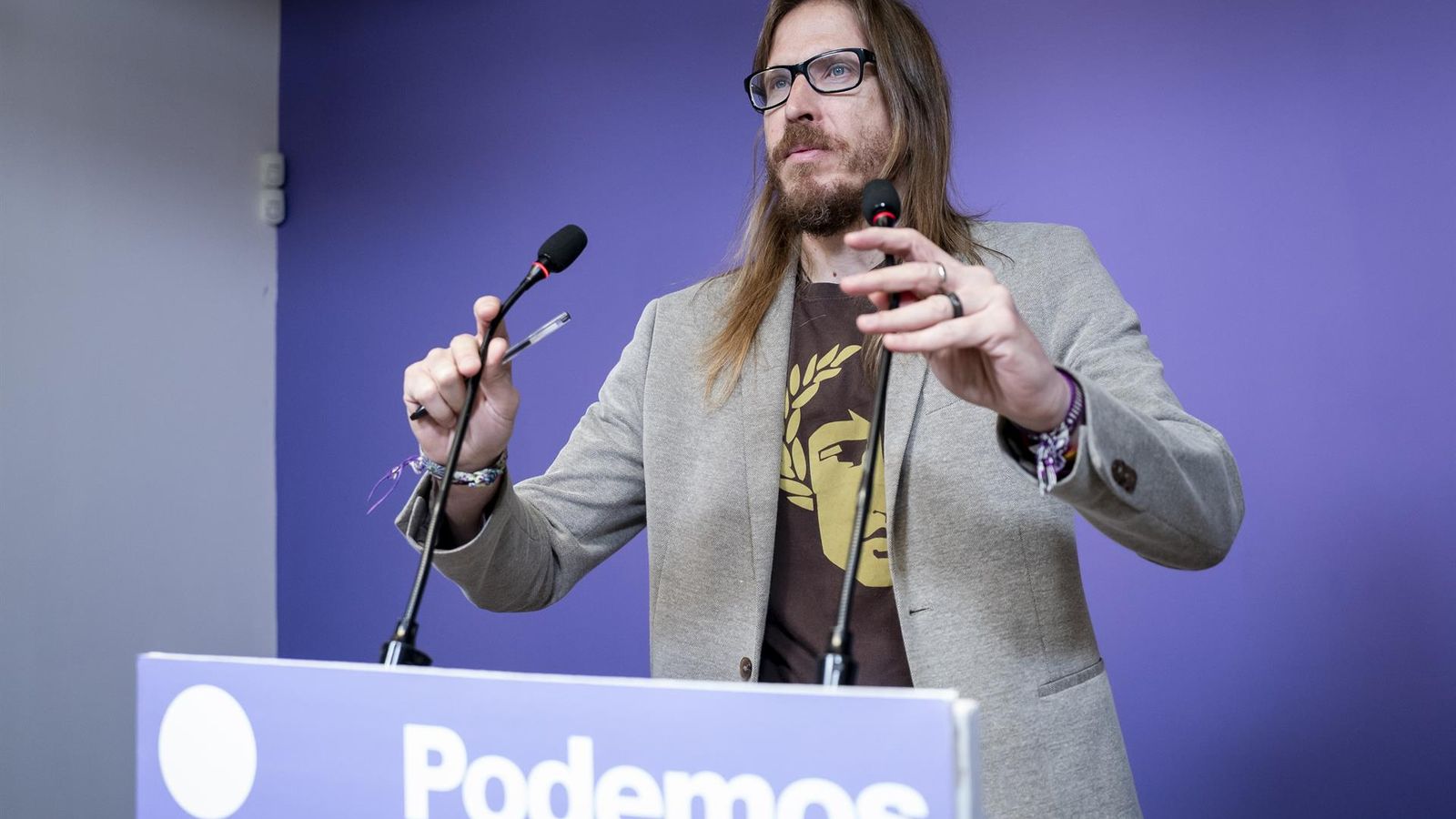 El portavoz de Podemos
