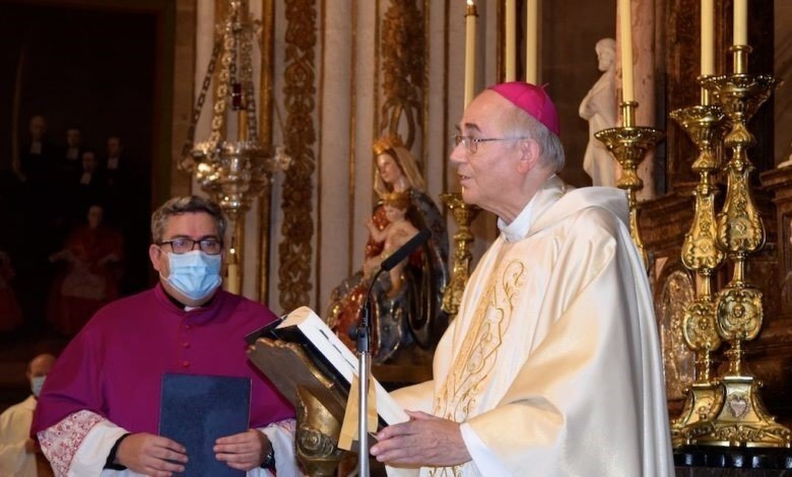 Monseñor Adolfo González, obispo saliente de la diócesis de Almería