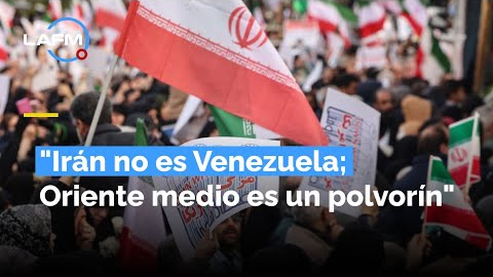Iran no es venezuela. Captura de pantalla