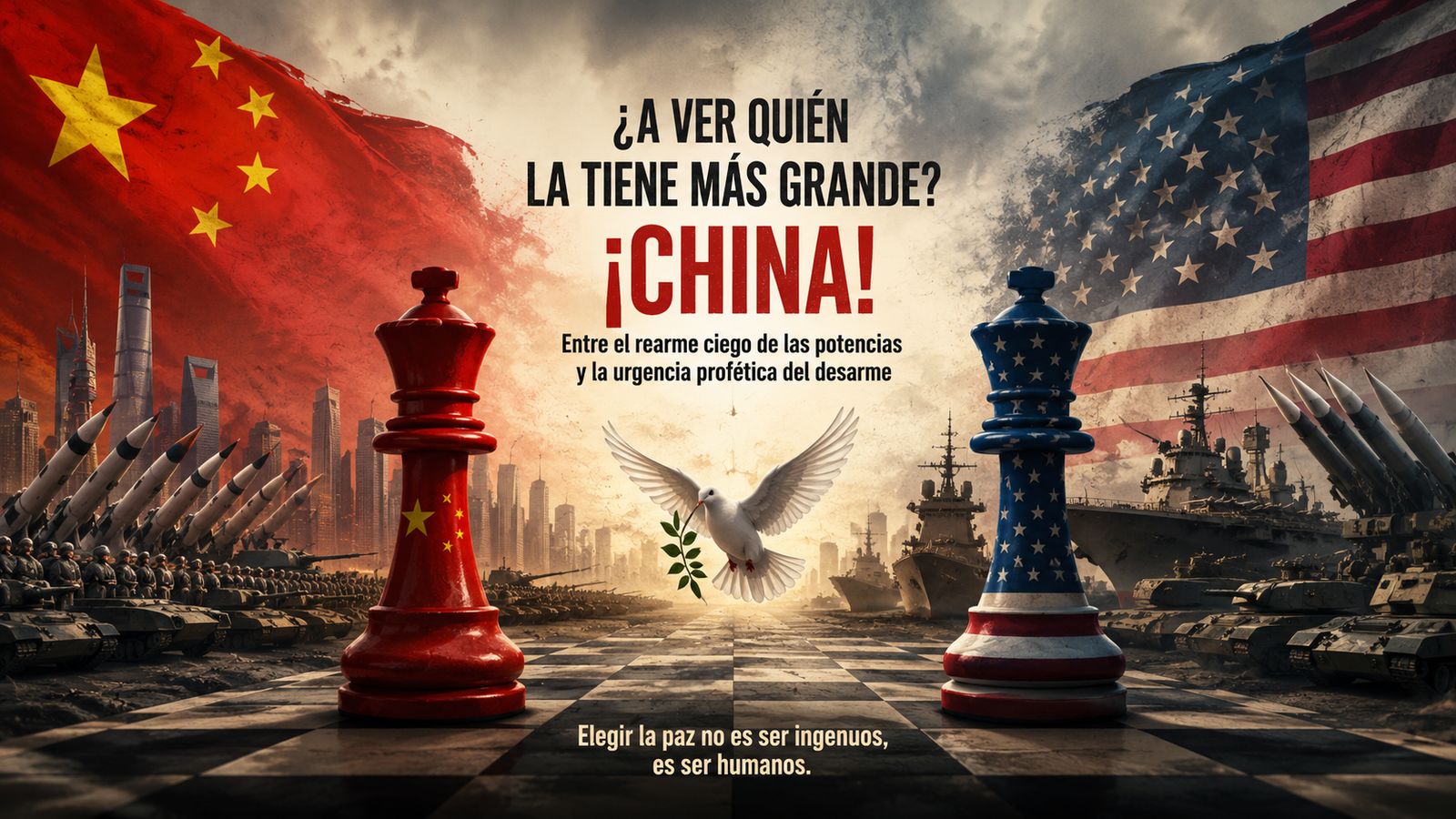 Elegir la paz no ser ingenuo, es ser humanos