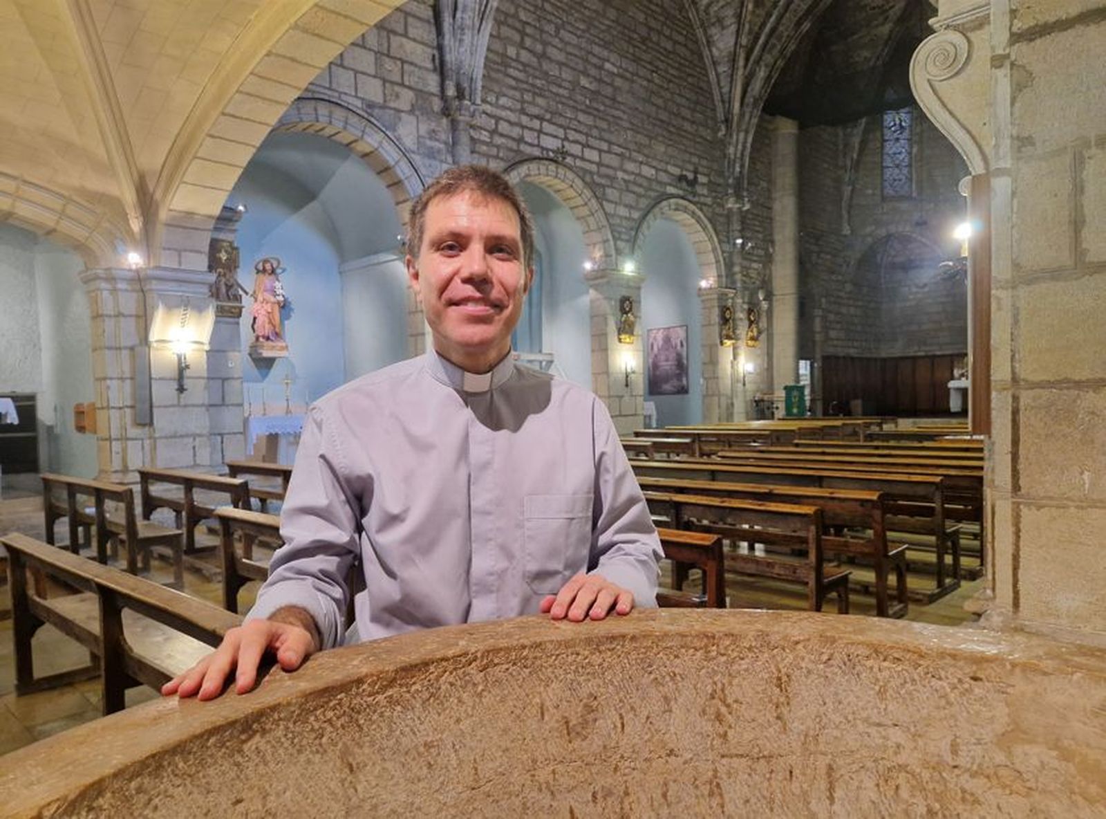 Serrano, en la iglesia de Tivissa, su pueblo natal