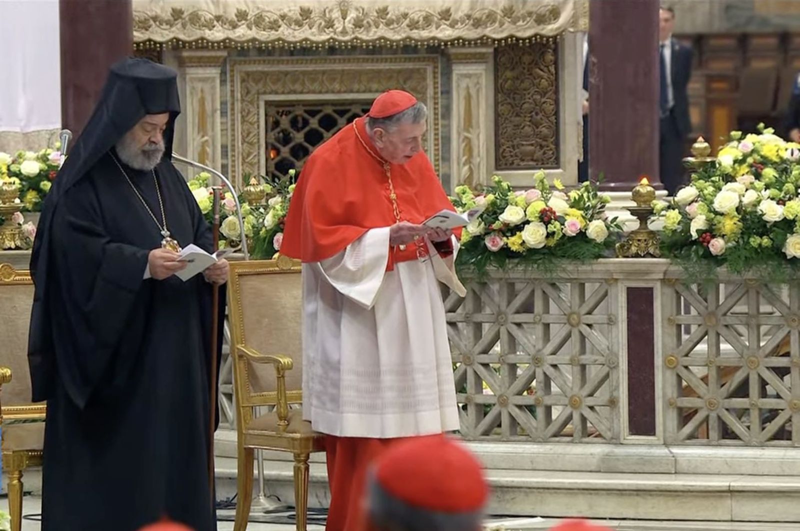 El cardenal Koch, del Dicasterio para la Promoción de la Unidad de los Cristianos, con el Metropolita Policarpo