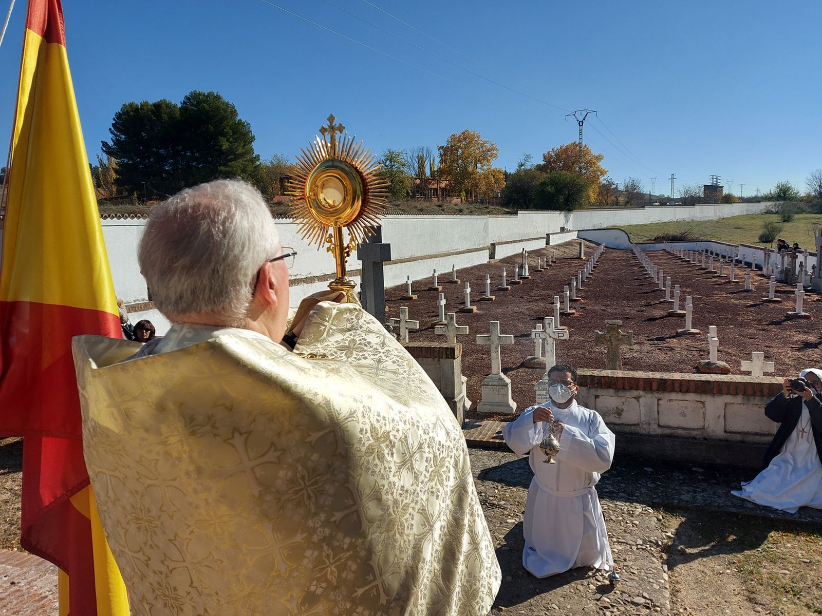 Reig Plá, en la misa de Paracuellos