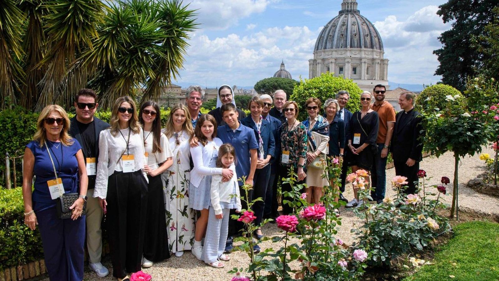 La 'Papal Foundation', de peregrinaje en Roma