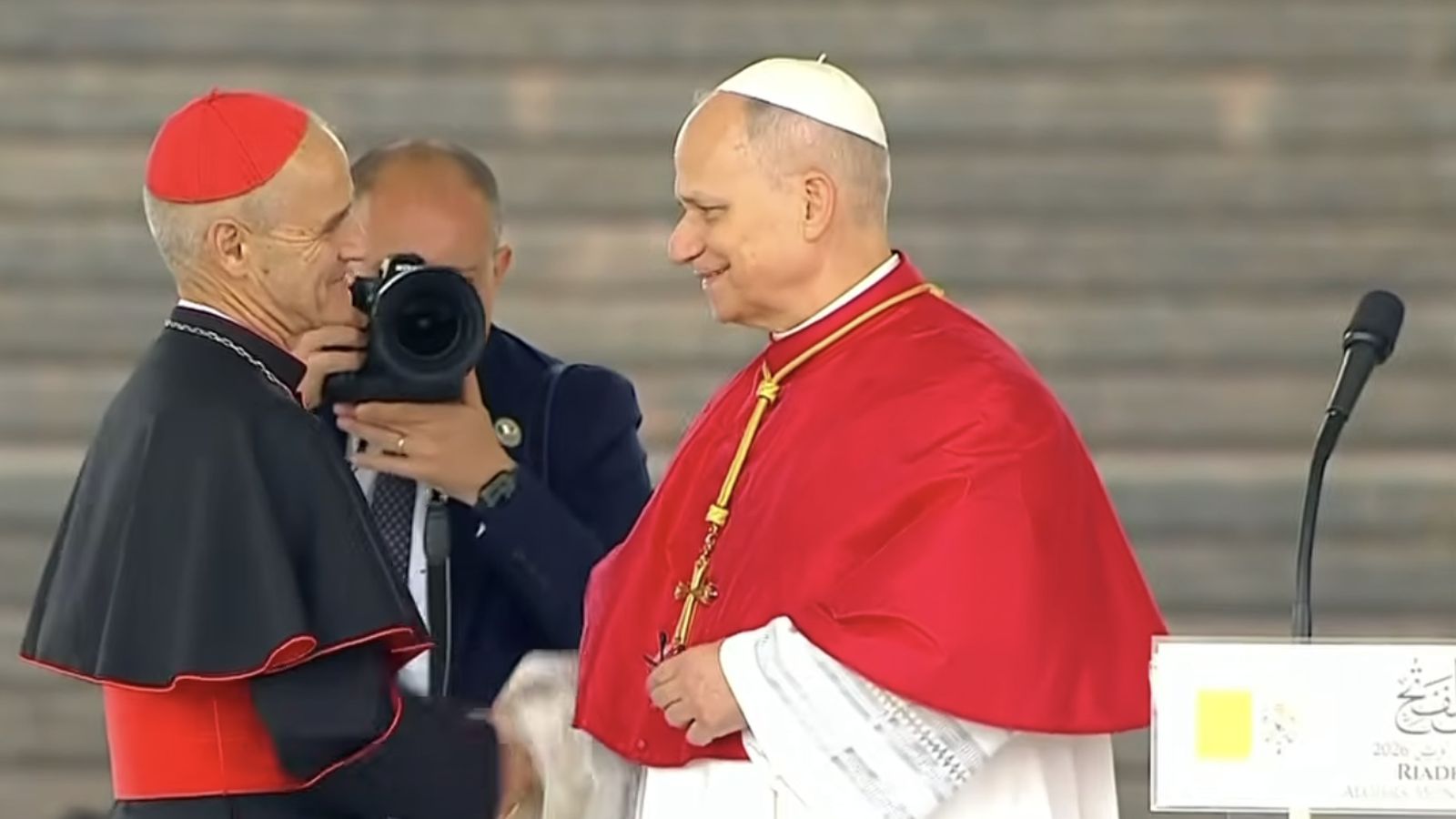 Vesco saluda al Papa