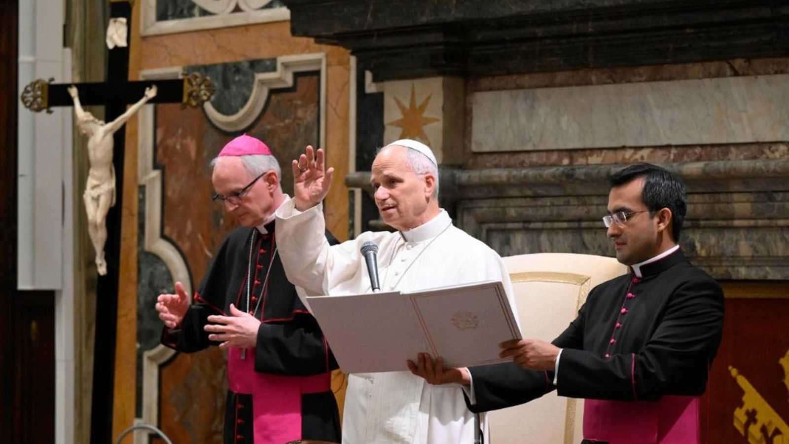 Discurso del papa León XIV a los banqueros