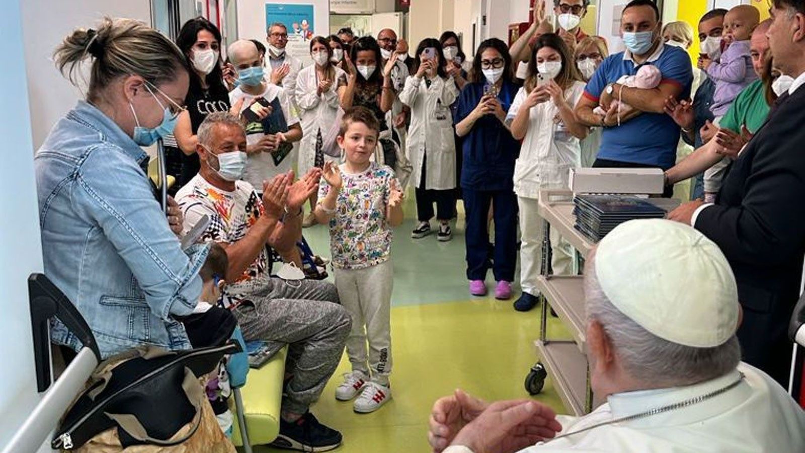 Francisco en el Hospital Gemelli