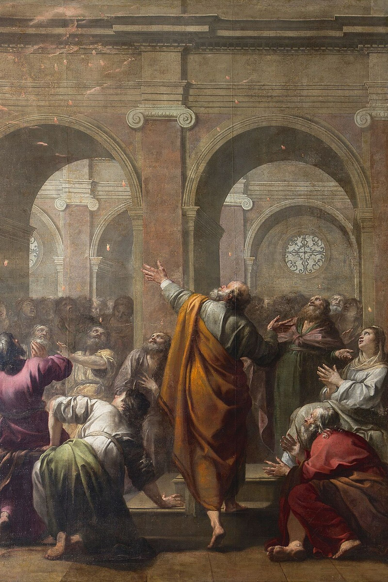 ✅ 15. La Descente du Saint Esprit. Jacques Blanchard (1634). Public Domain. jpg.
