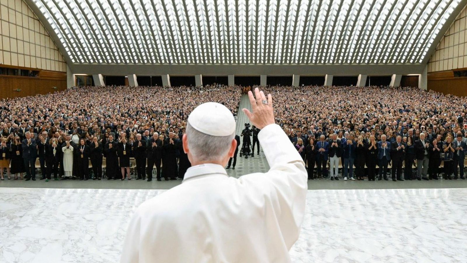 Audiencia del Papa con deportistas y miembros de la University of Notre Dame y la Villanova University
