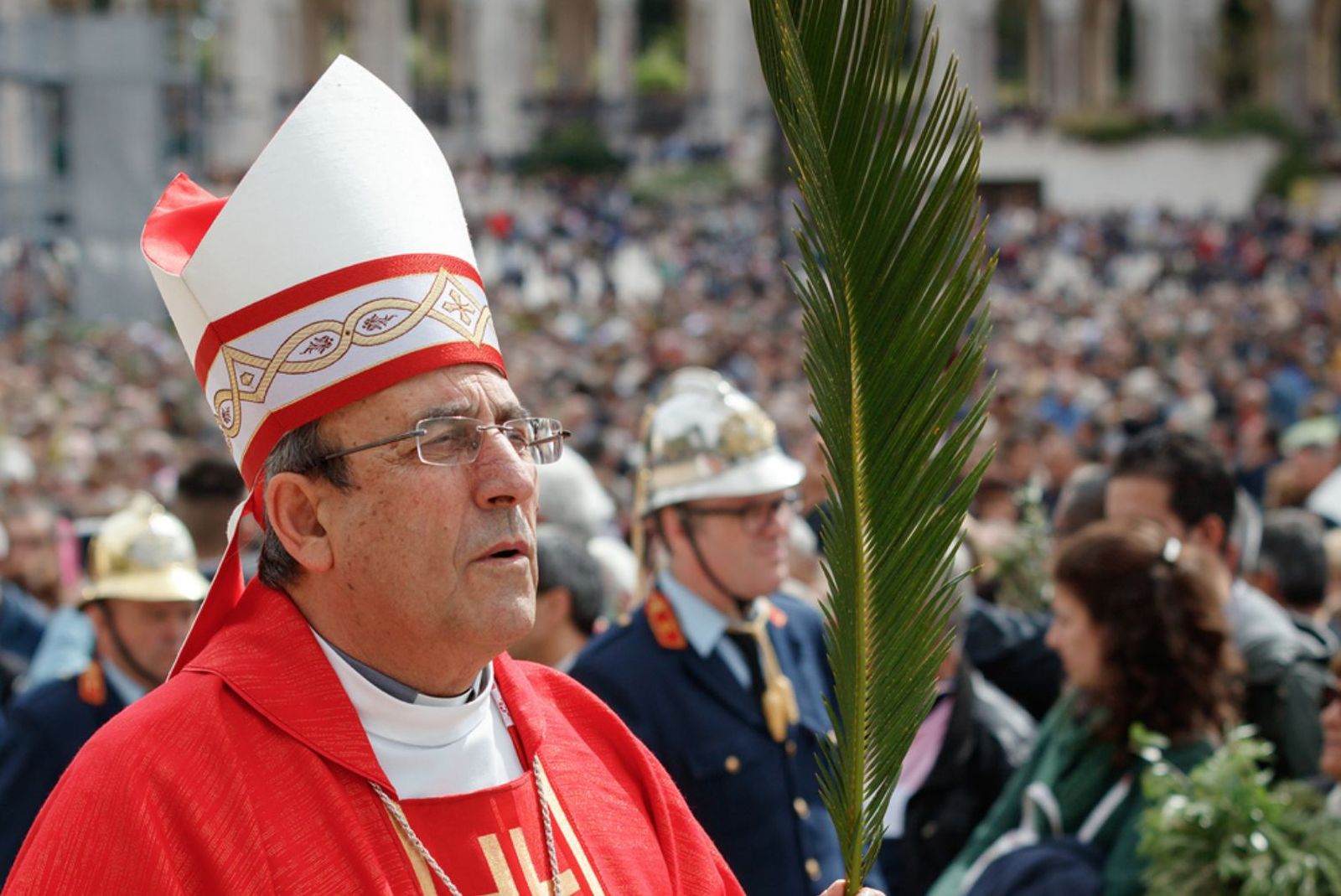 MOnseñor Marto, el domingo de Ramos de 2019