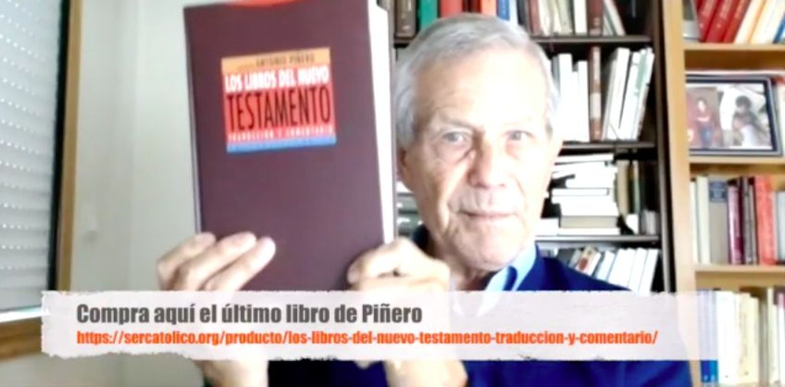 Antonio Piñero, durante la entrevista