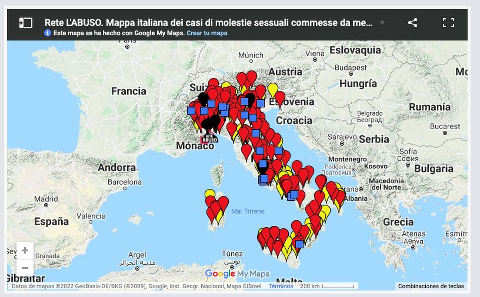 El informe de Red de Abusos