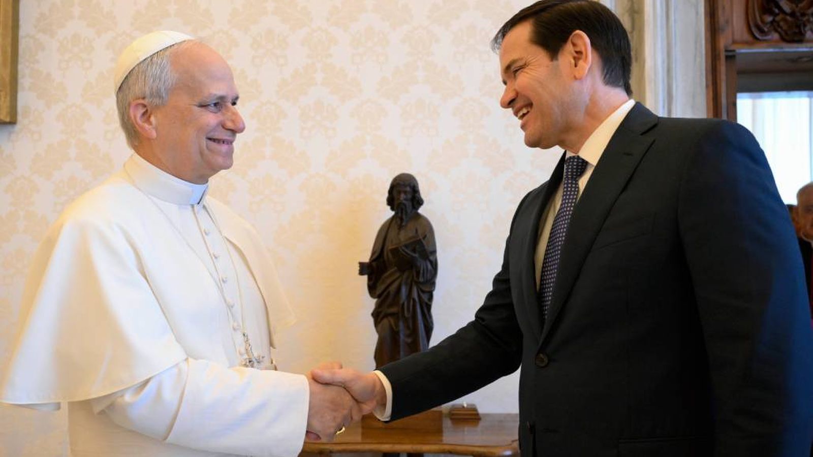 León XIV y Marco Rubio