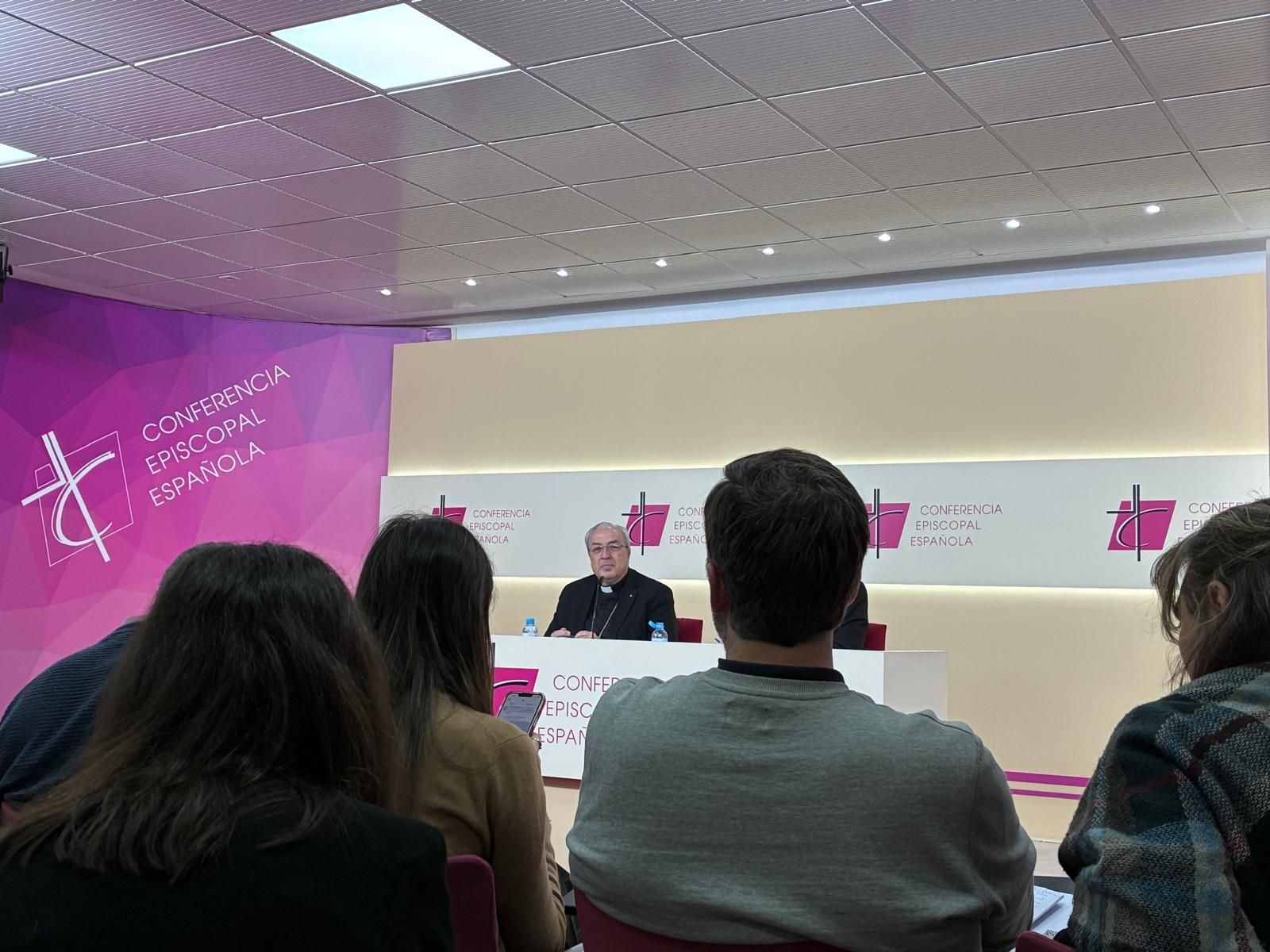 Magán, en rueda de prensa