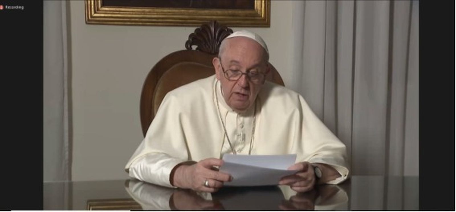 Videomensaje del Papa