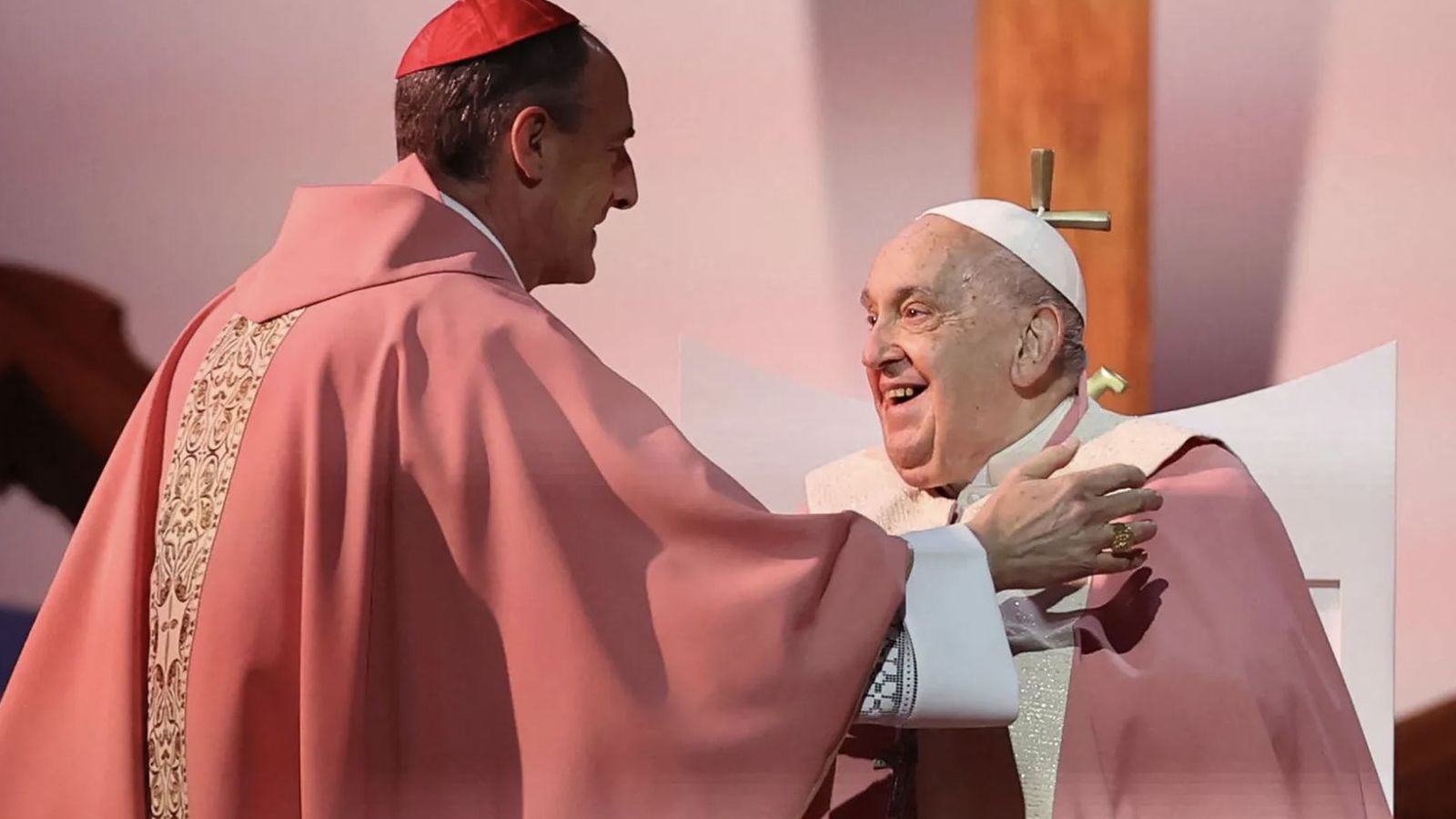 El Papa y el cardenal Bustillo