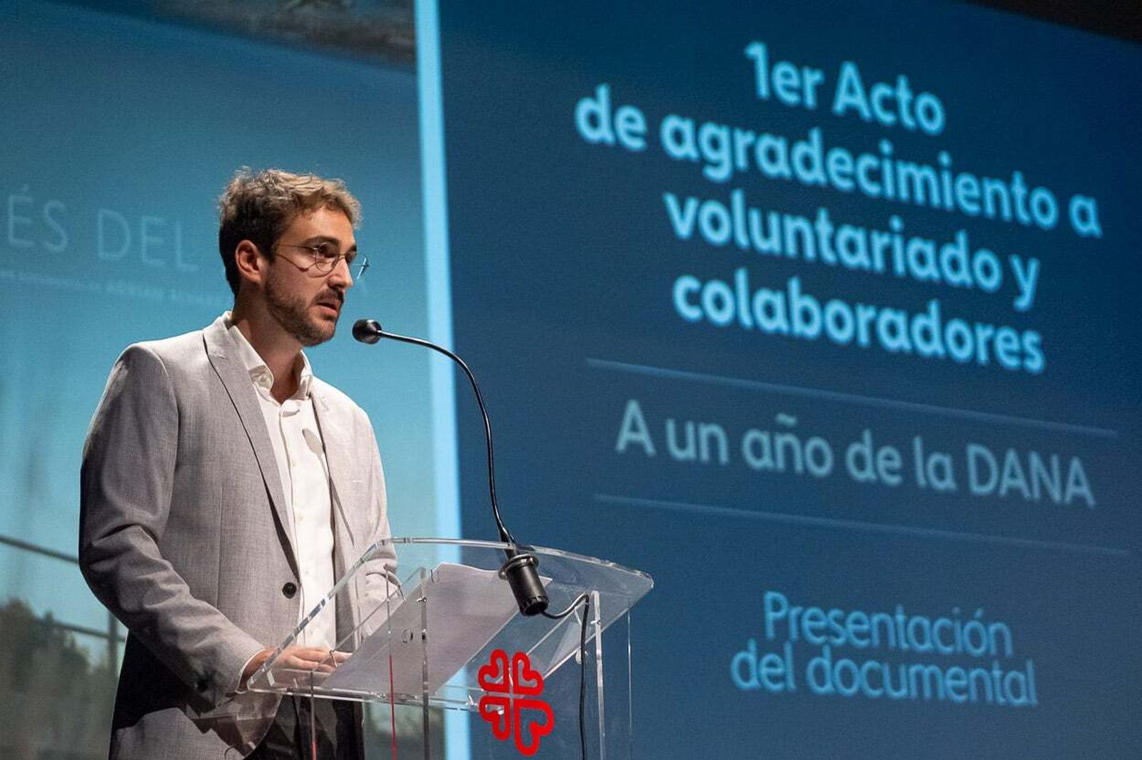 Homenaje a los voluntarios de Cáritas durante la DANA