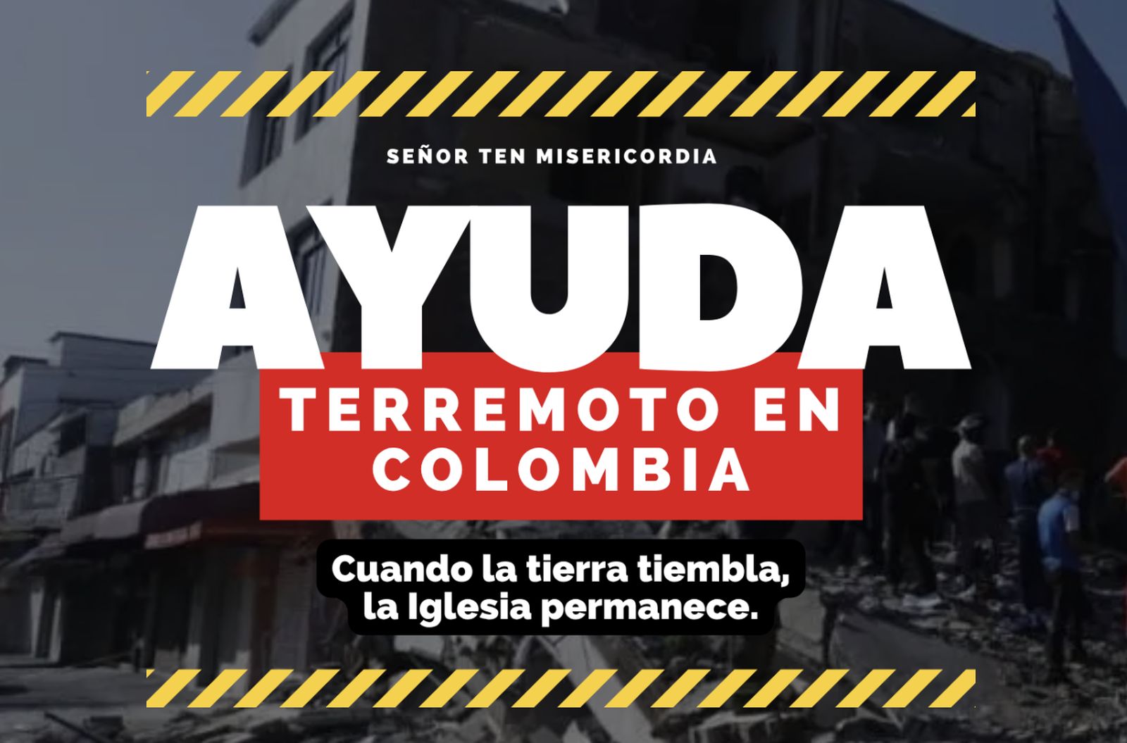 Colecta Iglesia de en Colombia: responder ante la emergencia
