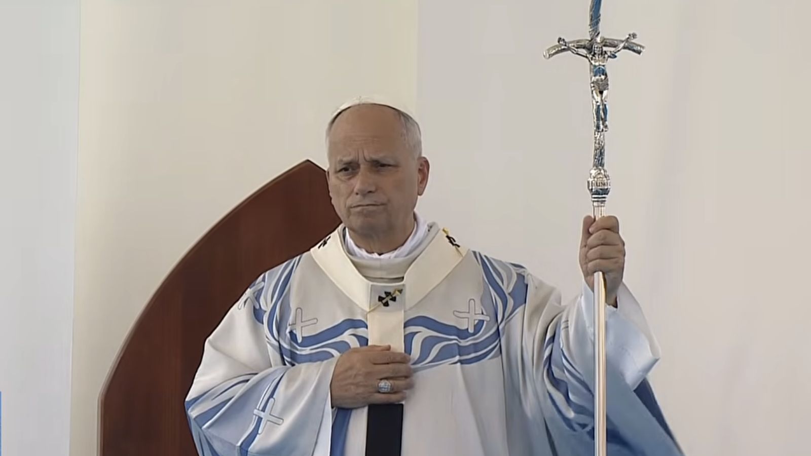 León XIV preside la misa en Lampedusa
