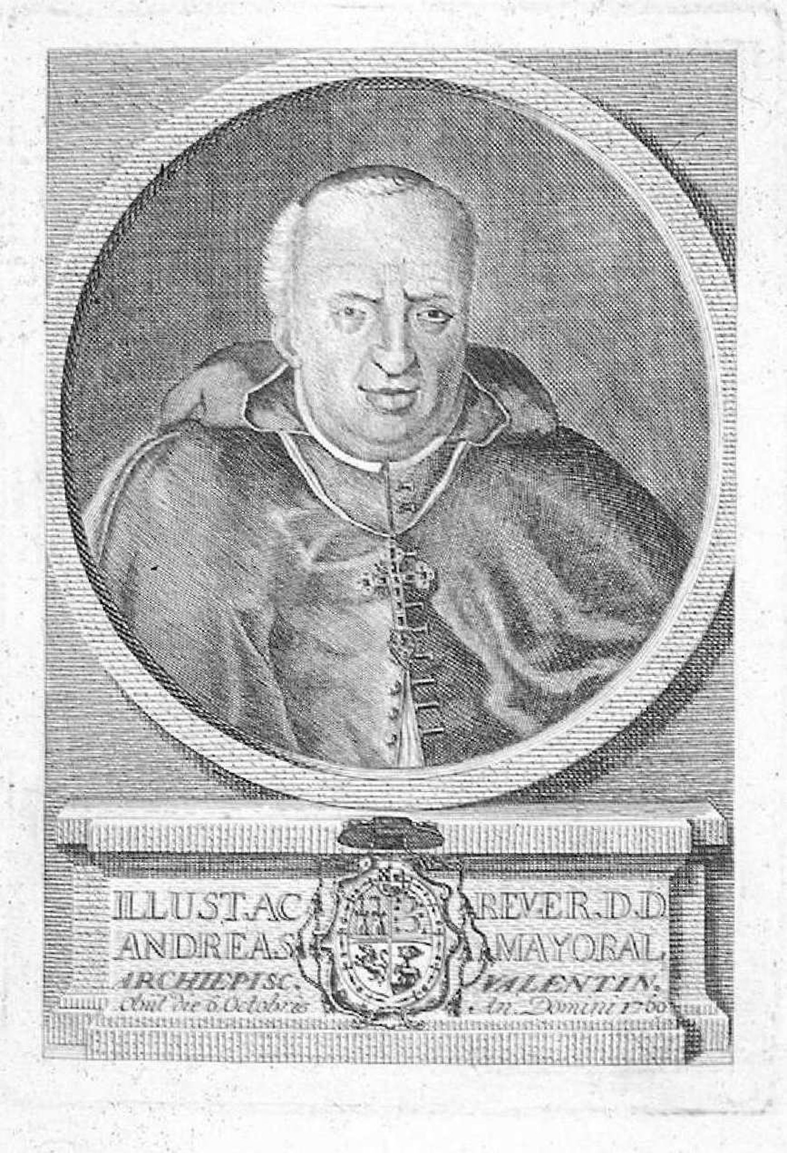 El arzobispo Andrés Mayoral