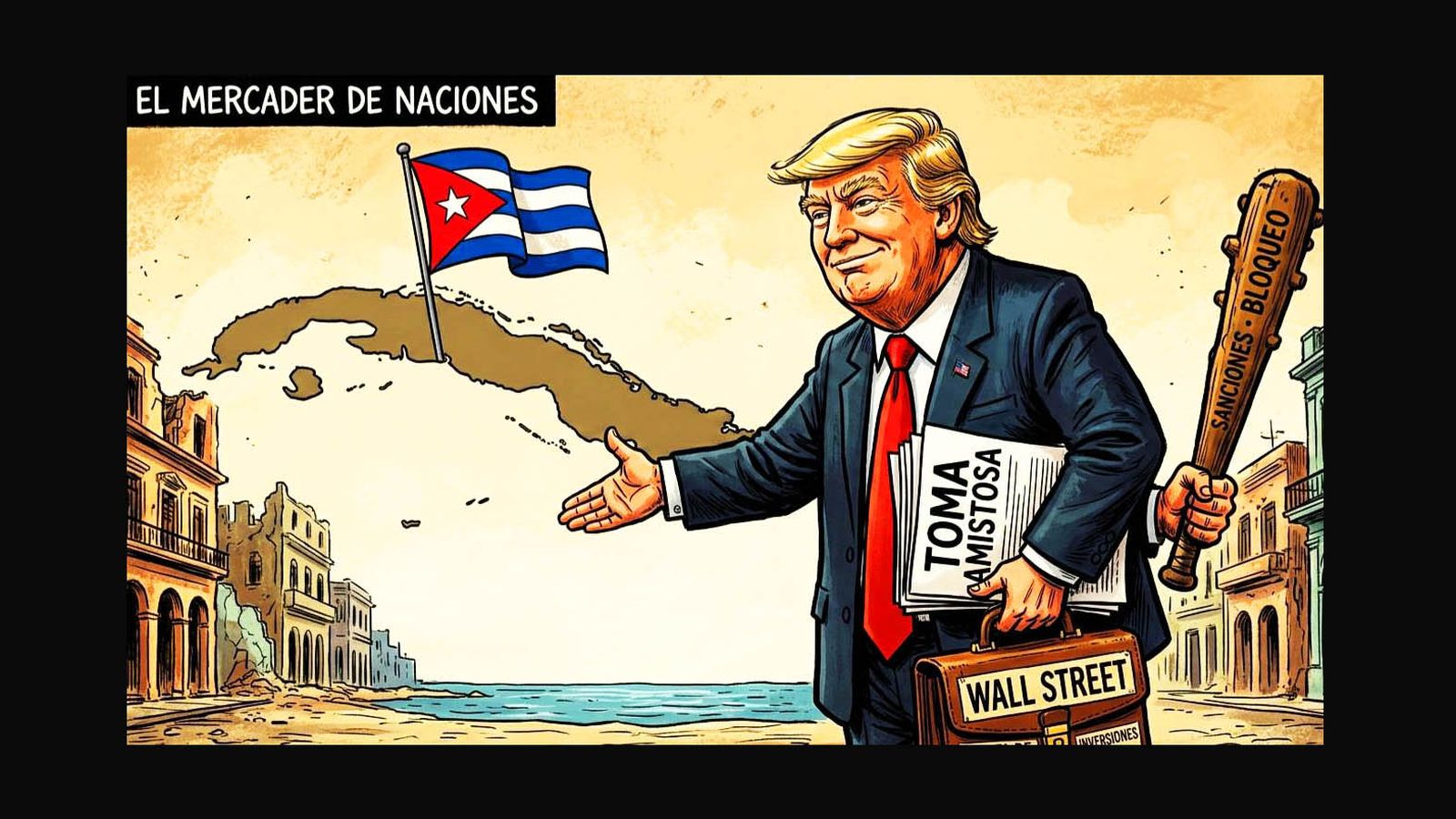 Donald Trump "Cuba la Guinda del pastel"