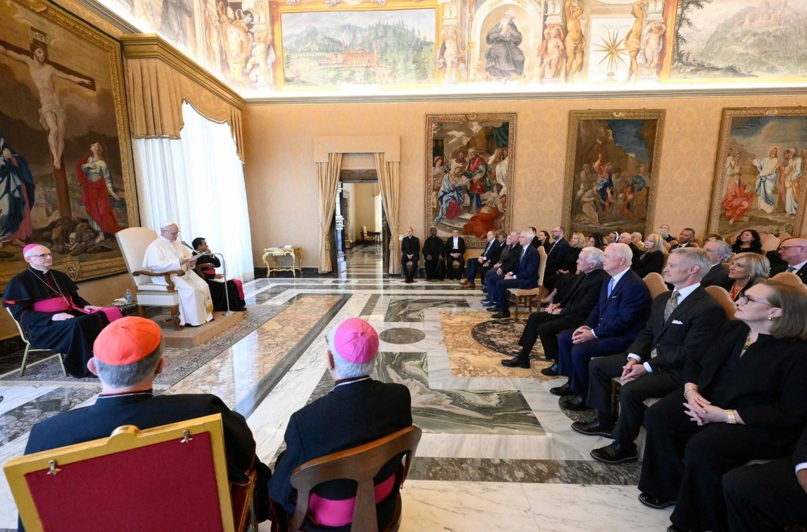 El Papa recibe a la junta directiva de la Sociedad de Extensión Católica