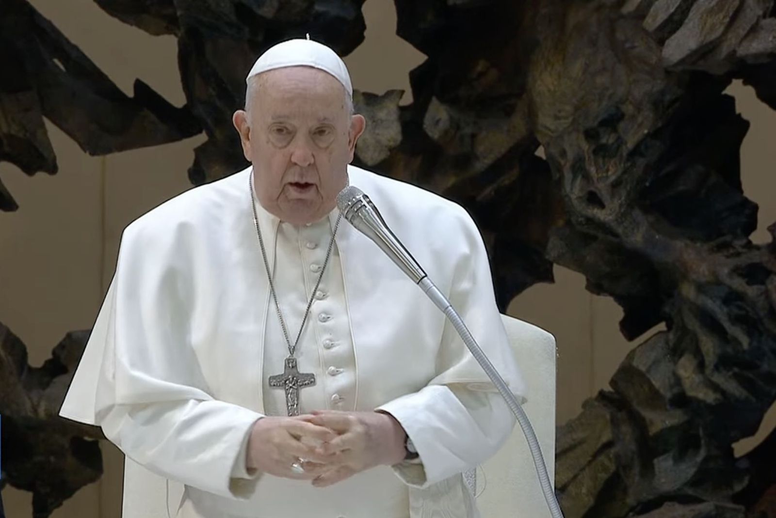 Rezo del Papa al inicio de la audiencia general