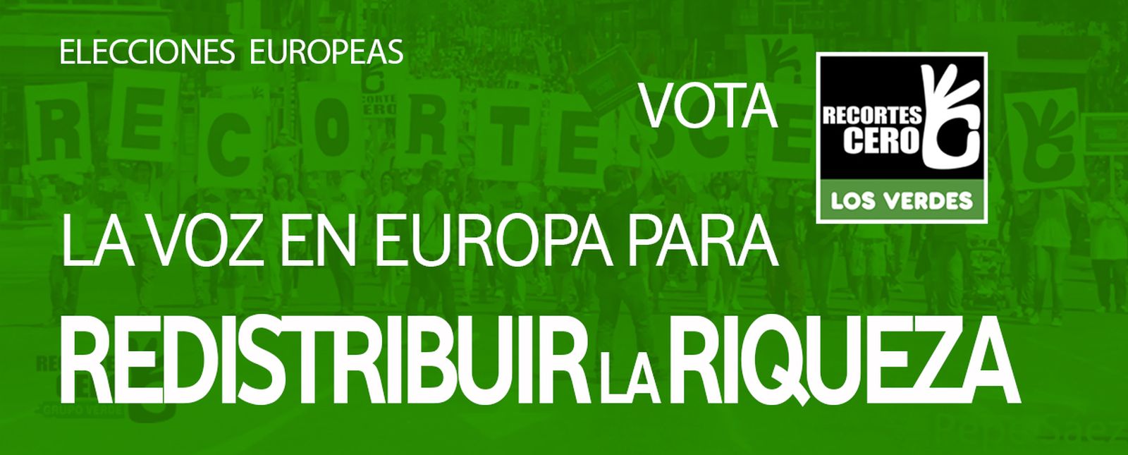 La voz en Europa para Redistribuir la Riqueza
