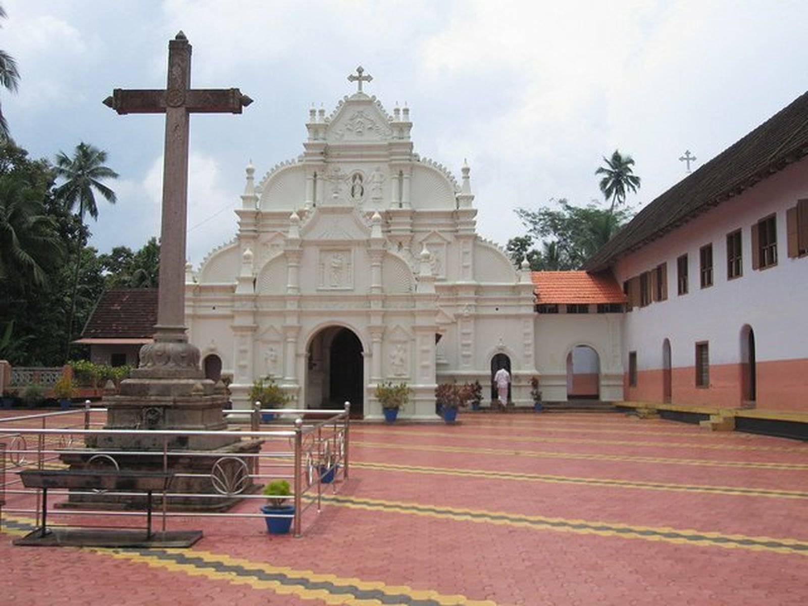 Iglesia católica en el estado de Kerala, India del Sur