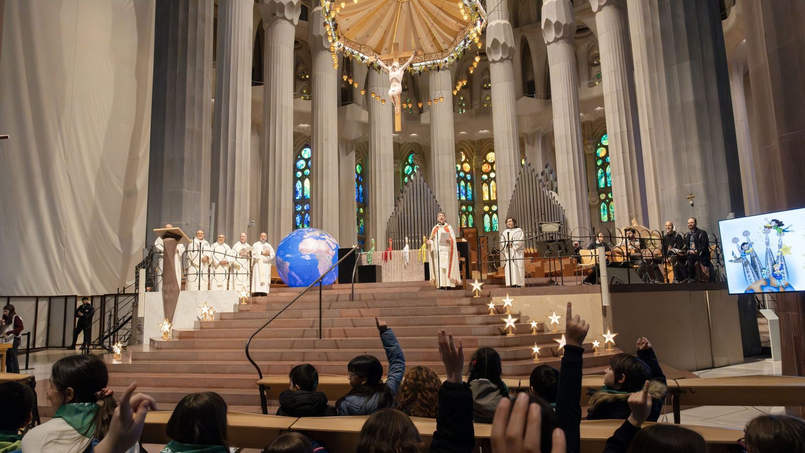 'Sembradores de Estrellas' en la sagrada Familia de Barcelona