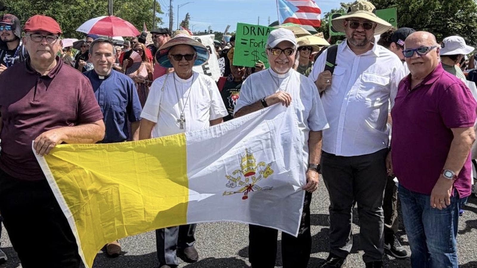 La Iglesia en Puerto Rico se sumó a la manifestación