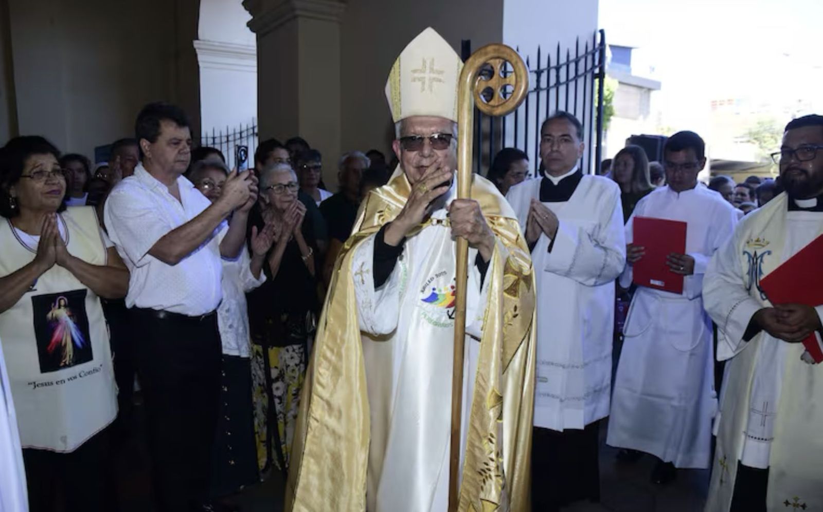 Cardenal Adalberto Martínez, arzobispo de Asunción. Paraguay.