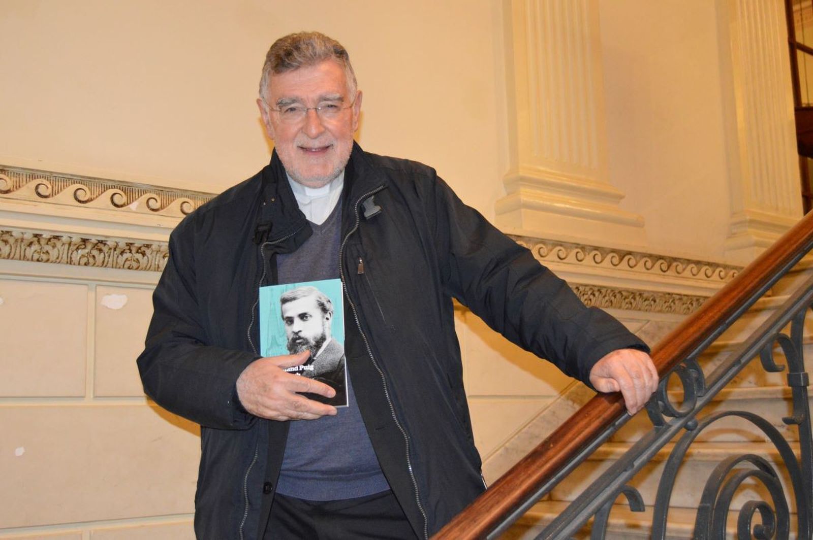 Armand Puig, con su libro sobre Gaudí