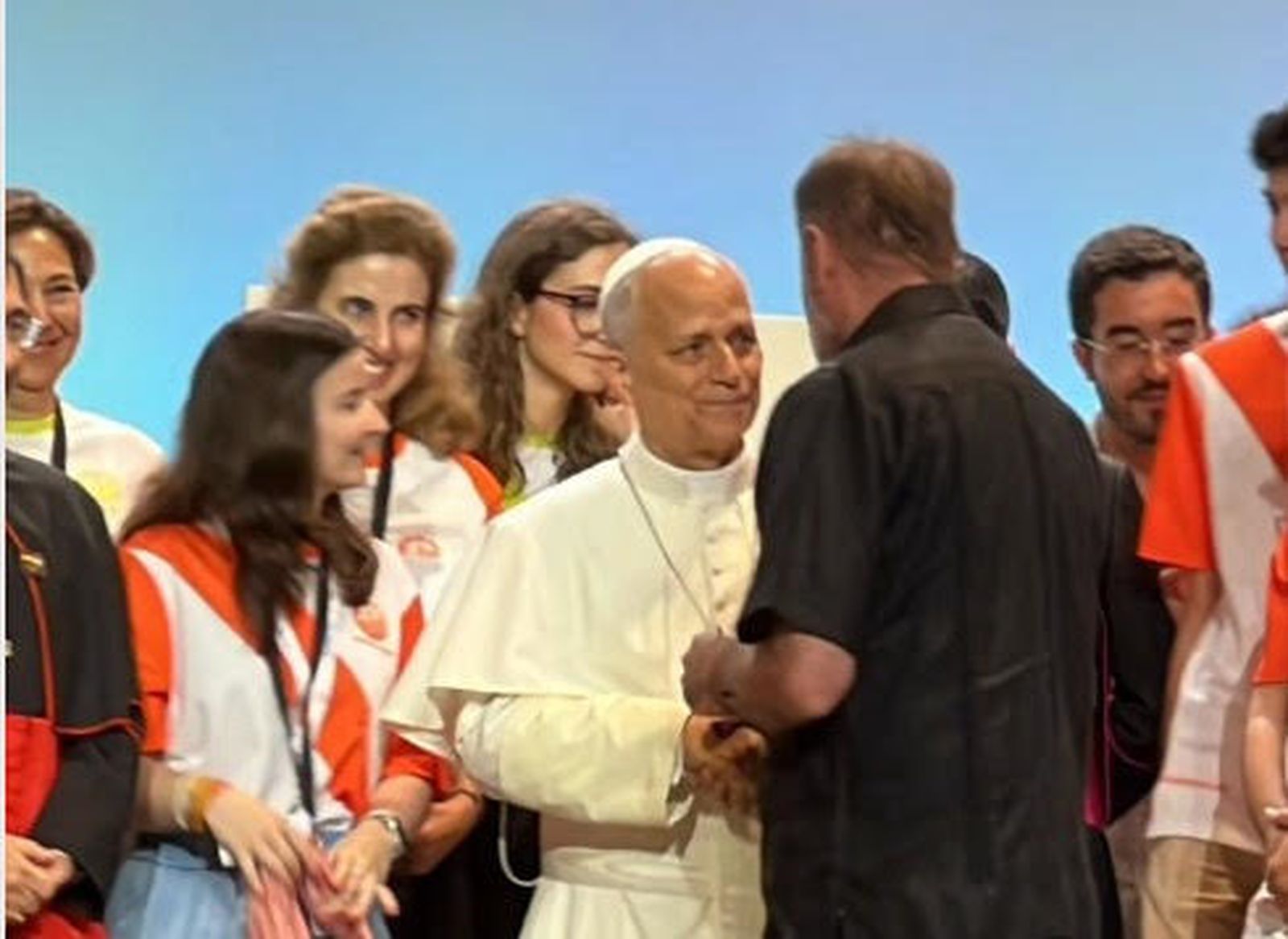Molina saluda al Papa en Madrid