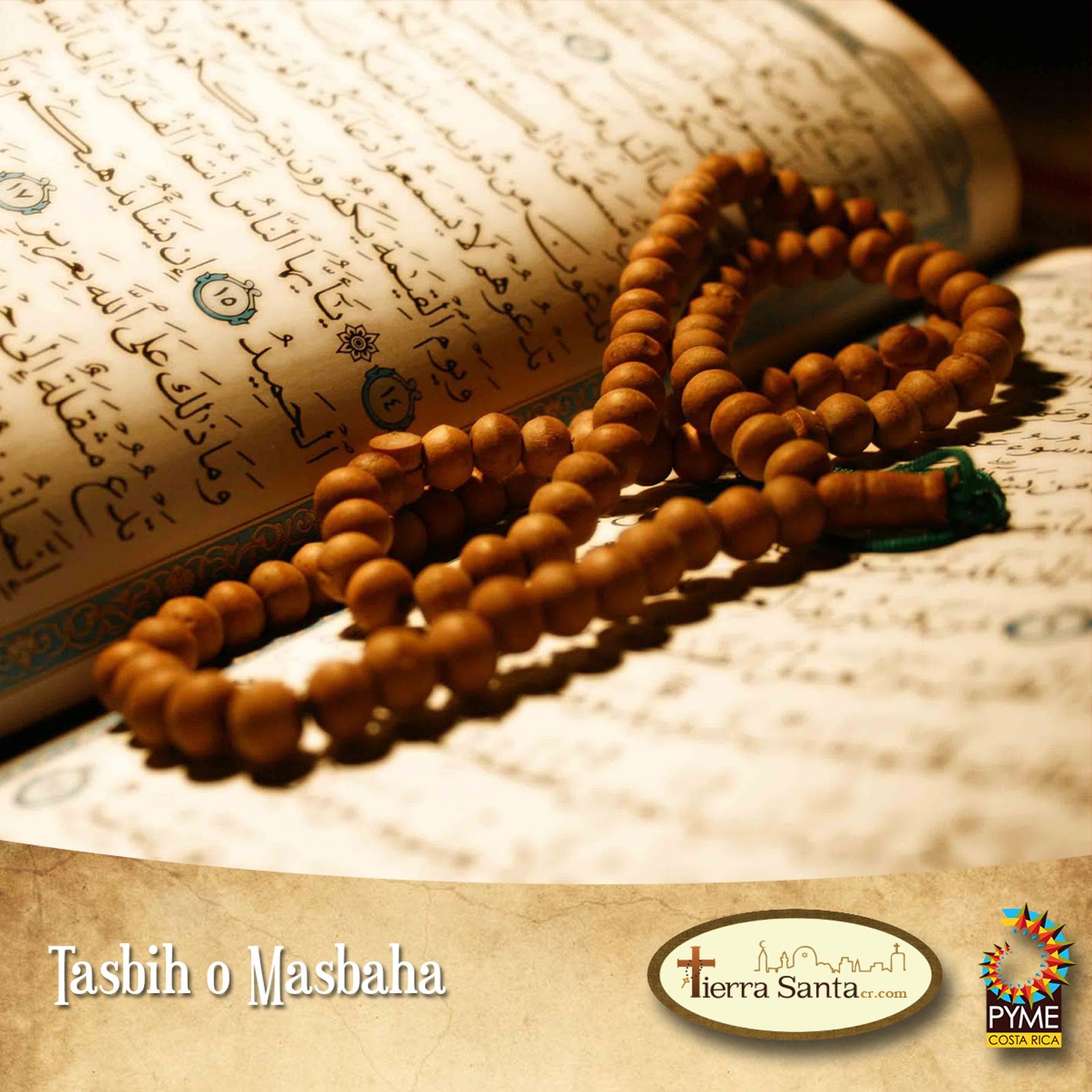 Rosario musulmán, tasbih masbaha