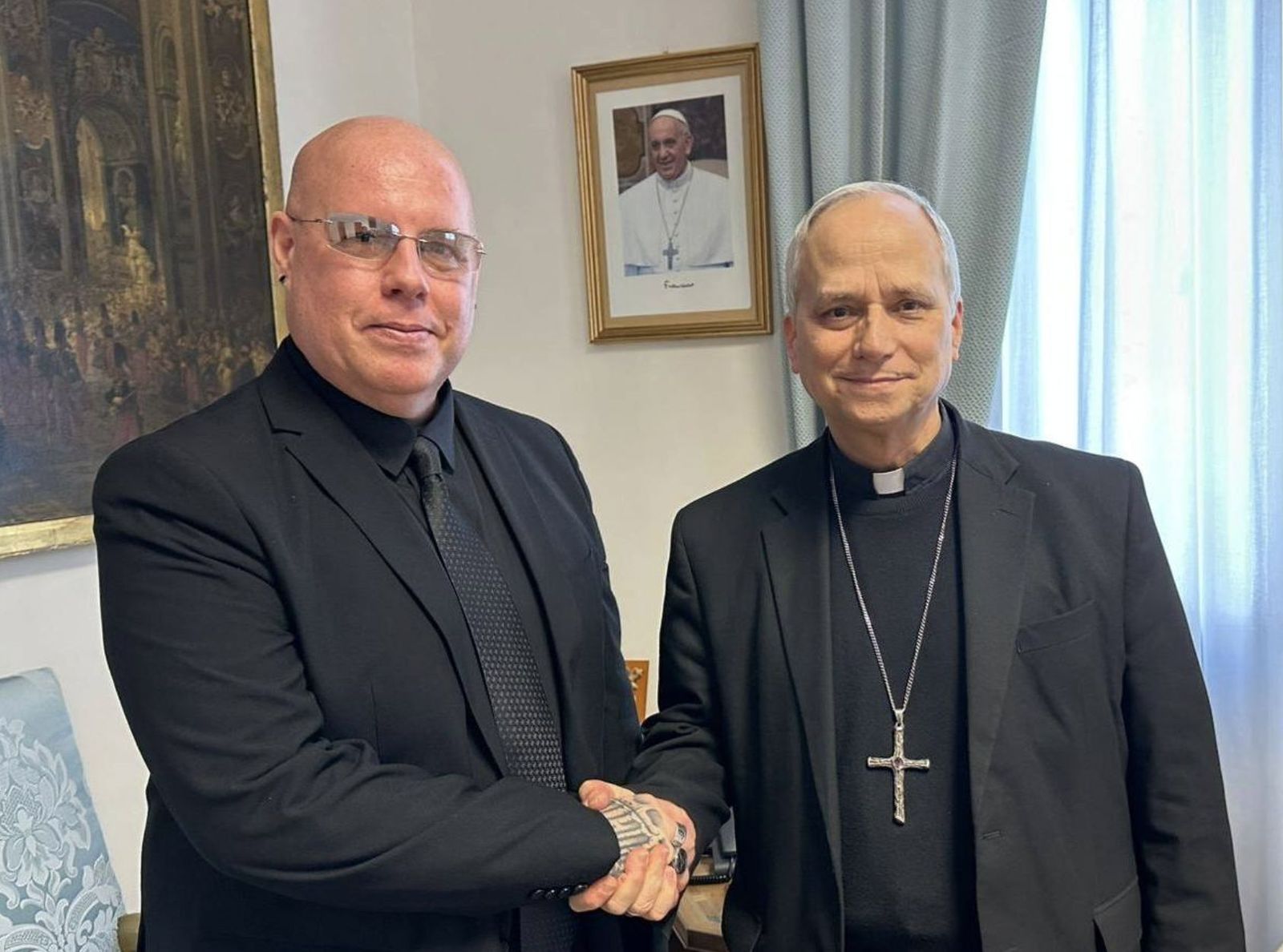 Escardó y el entonces cardenal Prevost