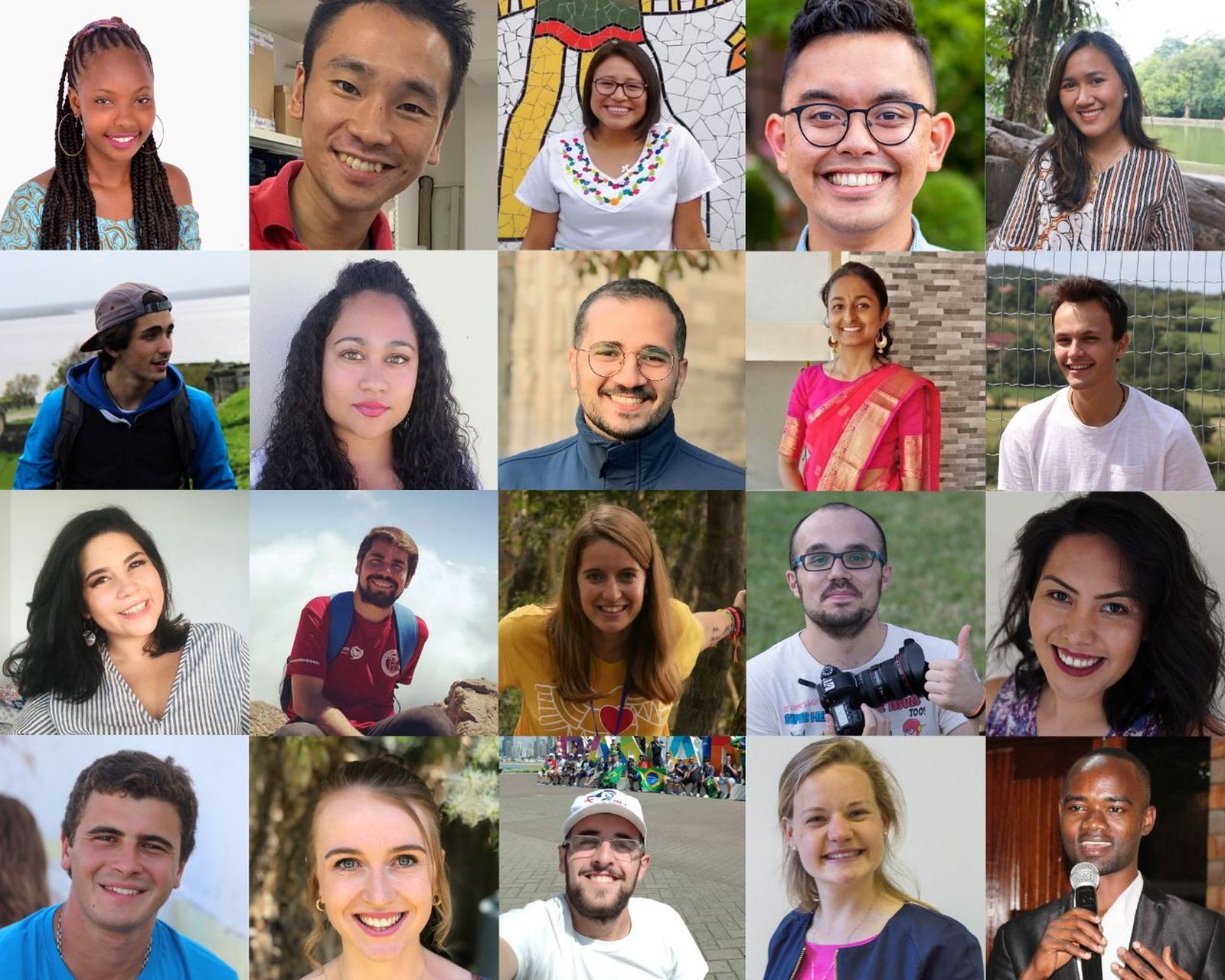 Miembros del Organismo Consultivo de los Jóvenes