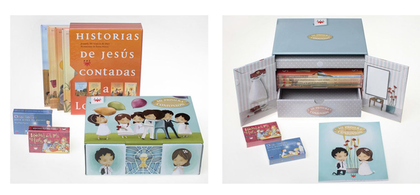 Cofre y álbum de Primera Comunión de PPC